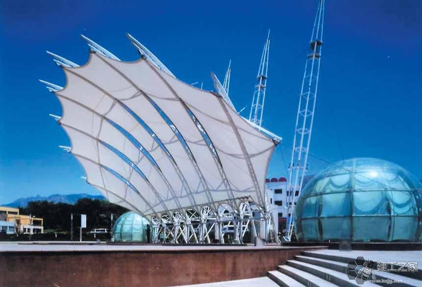 德兴车棚膜结构网架